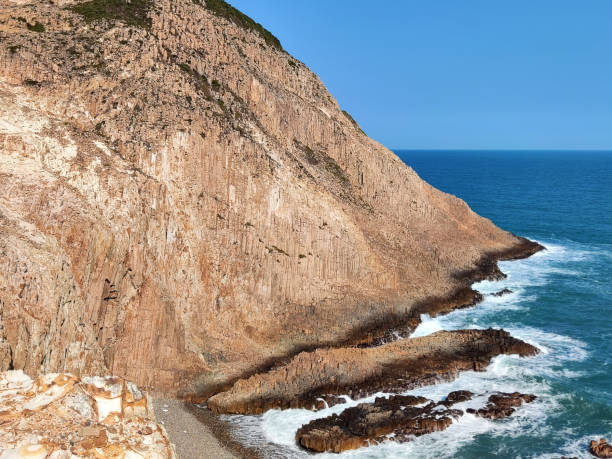 istock Fa Shan's cliff hexagonal rock columns, Hong Kong Unesco Global Geopark 1664968894