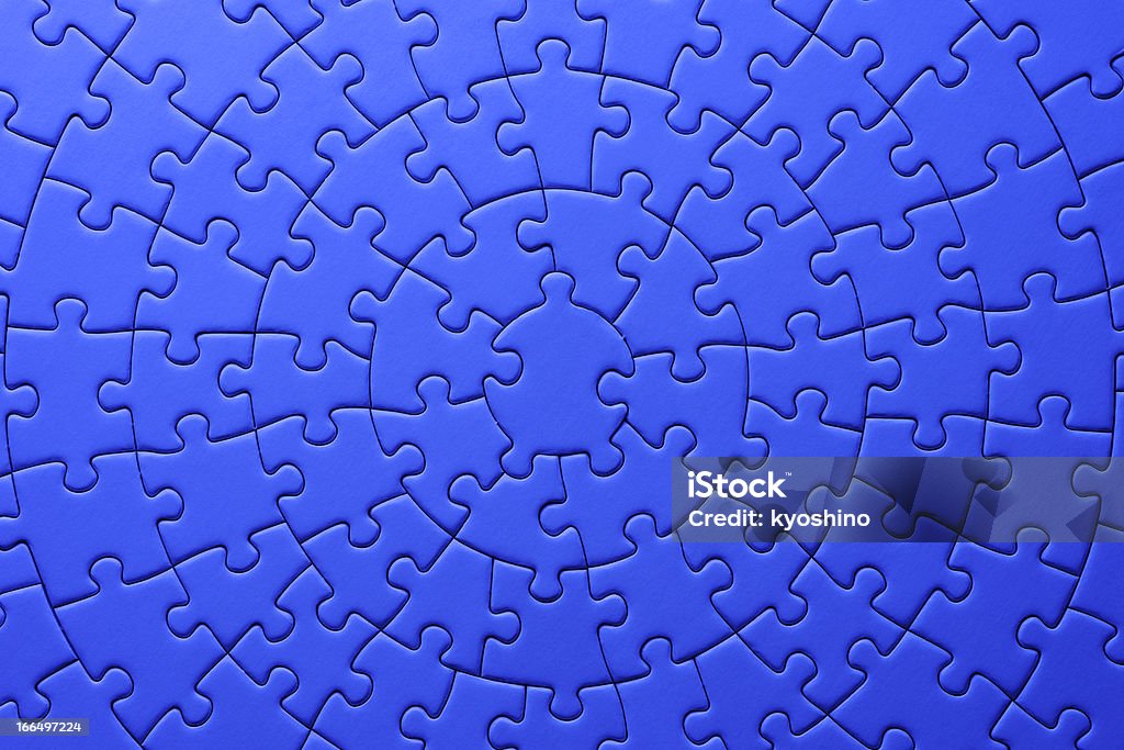 ブルーサークルジグソーパズルテクスチャ背景 - おもちゃのロイヤリティフリーストックフォト