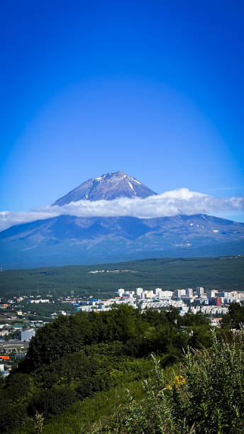 istock Caldera of an ancient volcano in Kamchatka 1664985904