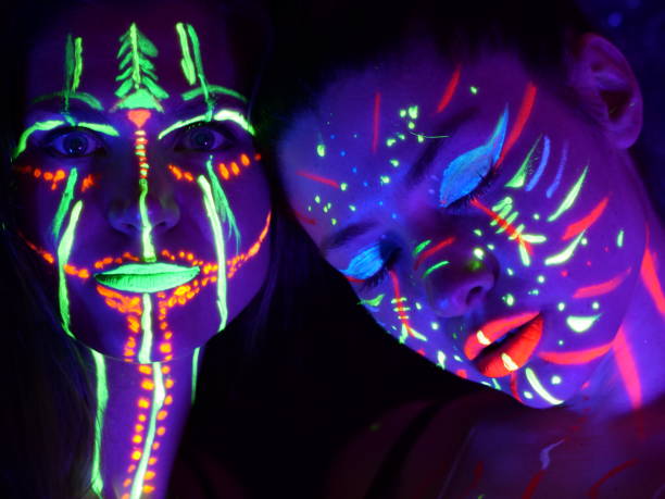 istock Bodypainting with neon colors 1665042416