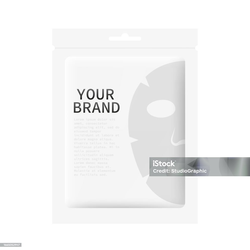 Mask Package Design Advertisement For White Face Mask Cosmetics Face Mask Packaging Design ...