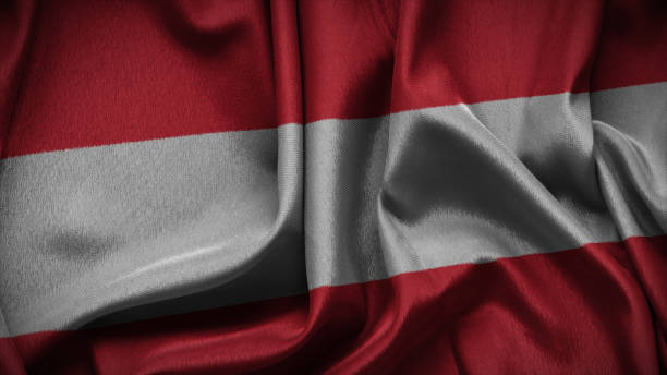 Austria national flag of background.