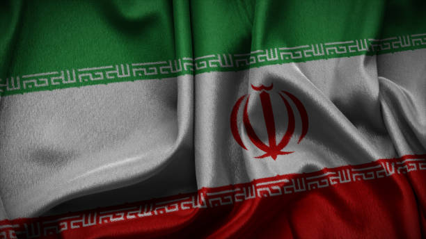 istock Iran national flag of background. 1665061731