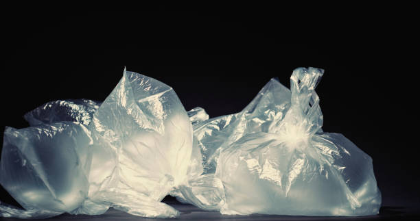 istock Waste reduction plastic polyethylene bags pile 1665078437