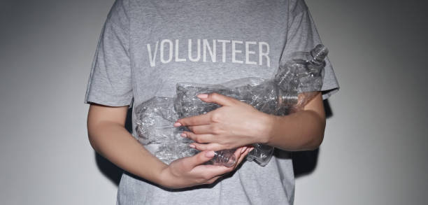 istock Plastic reduction zero waste woman bottles hands 1665079529