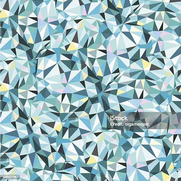 Geometric Triangle Shape Seamless Pattern Stock Illustration - Download Image Now - Abstract, Chaos, Order