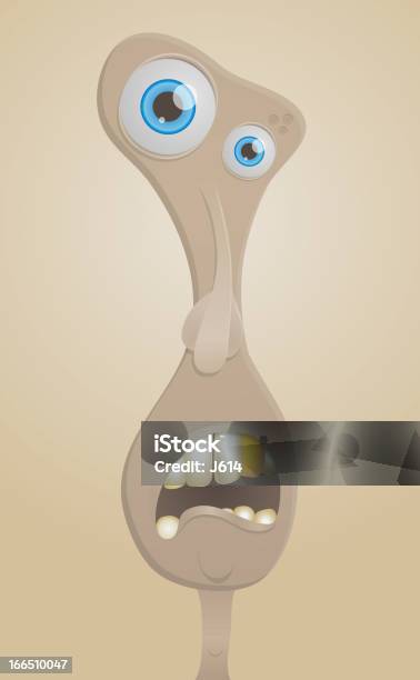 Shocked Creature Stock Illustration - Download Image Now - Gold Tooth, Adult, Alien