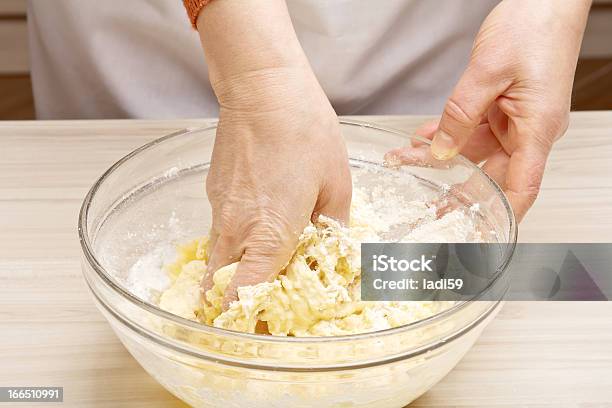 Dough Preparation Stock Photo - Download Image Now - Cake Batter, Adult, Bakery