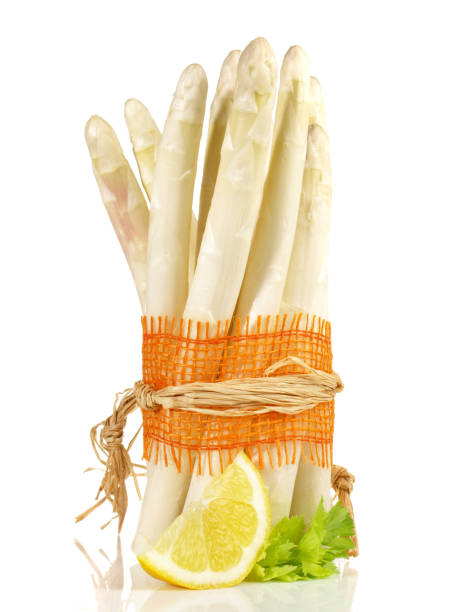 istock White Asparagus with Lemon - Isolated 1665125137