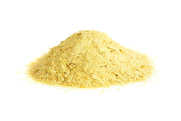 Nutritional yeast Nutritional yeast, natural source of vitamin B. Saccharomyces cerevisiae. yeast stock pictures, royalty-free photos & images