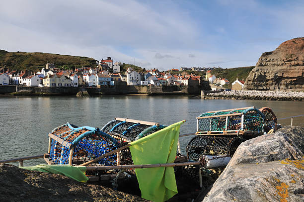 istock Lobster pots at Staithes. 166515833