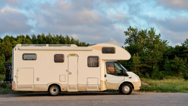 istock A vacation trip in a motorhome, a rest in a van. 1665167425