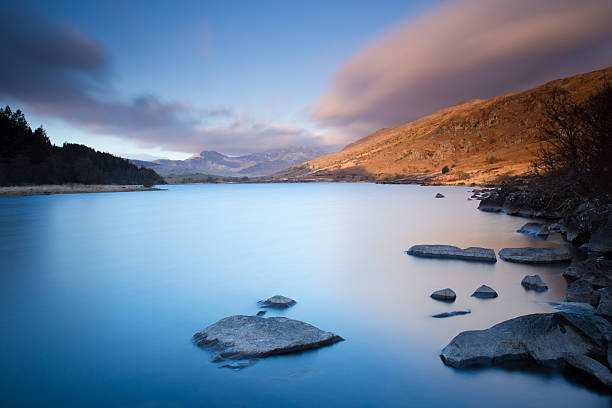 Snowdonia National Park Llyn Mymbyr in Snowdonia National Park snowdonia national park photos stock pictures, royalty-free photos & images