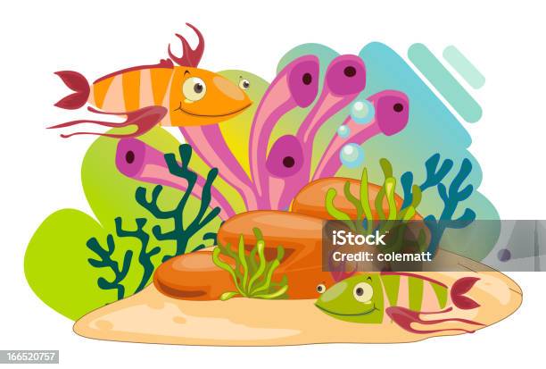 Sea Animals Stock Illustration - Download Image Now - Animal, Biology, Blue