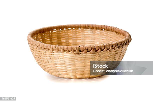 Braiding Basket Stock Photo - Download Image Now - Basket, Wicker, Empty