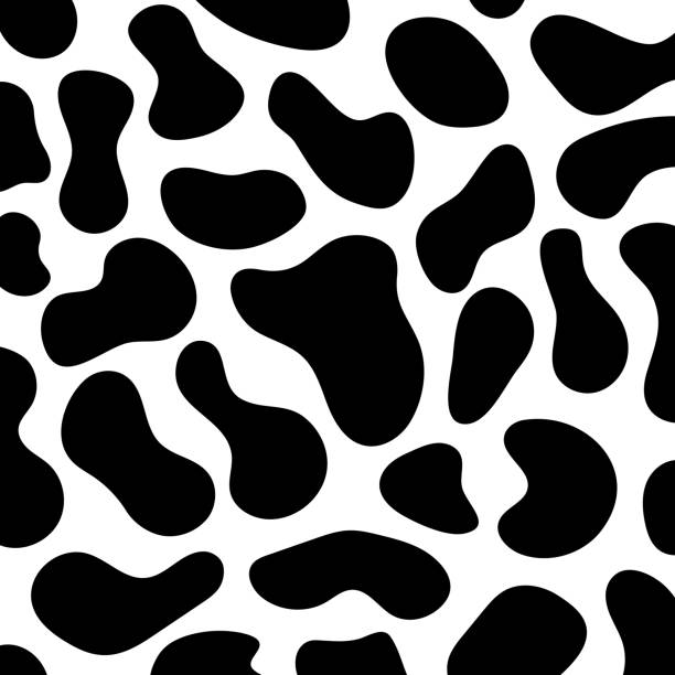 Cow skin pattern vector stock illustration. Cow skin pattern vector stock illustration. cowhide stock illustrations