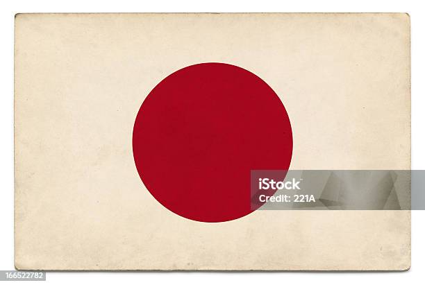 Foto de Bandeira De Grunge Do Japão Em Branco e mais fotos de stock de Técnica de imagem Grunge - Técnica de imagem Grunge, Bandeira, Japão