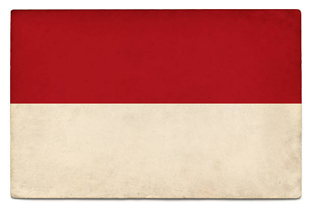indonesian flag texture as background