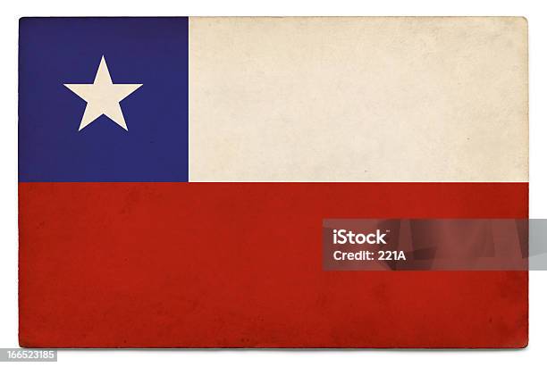 Grunge Flaga Chile Na Białym - zdjęcia stockowe i więcej obrazów Ameryka - Ameryka, Ameryka Południowa, Bez ludzi