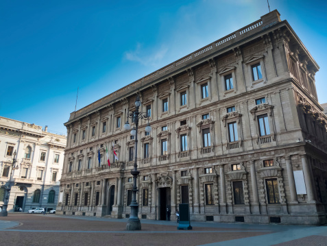 Palazzo Marino, Milan's city hall, Italy