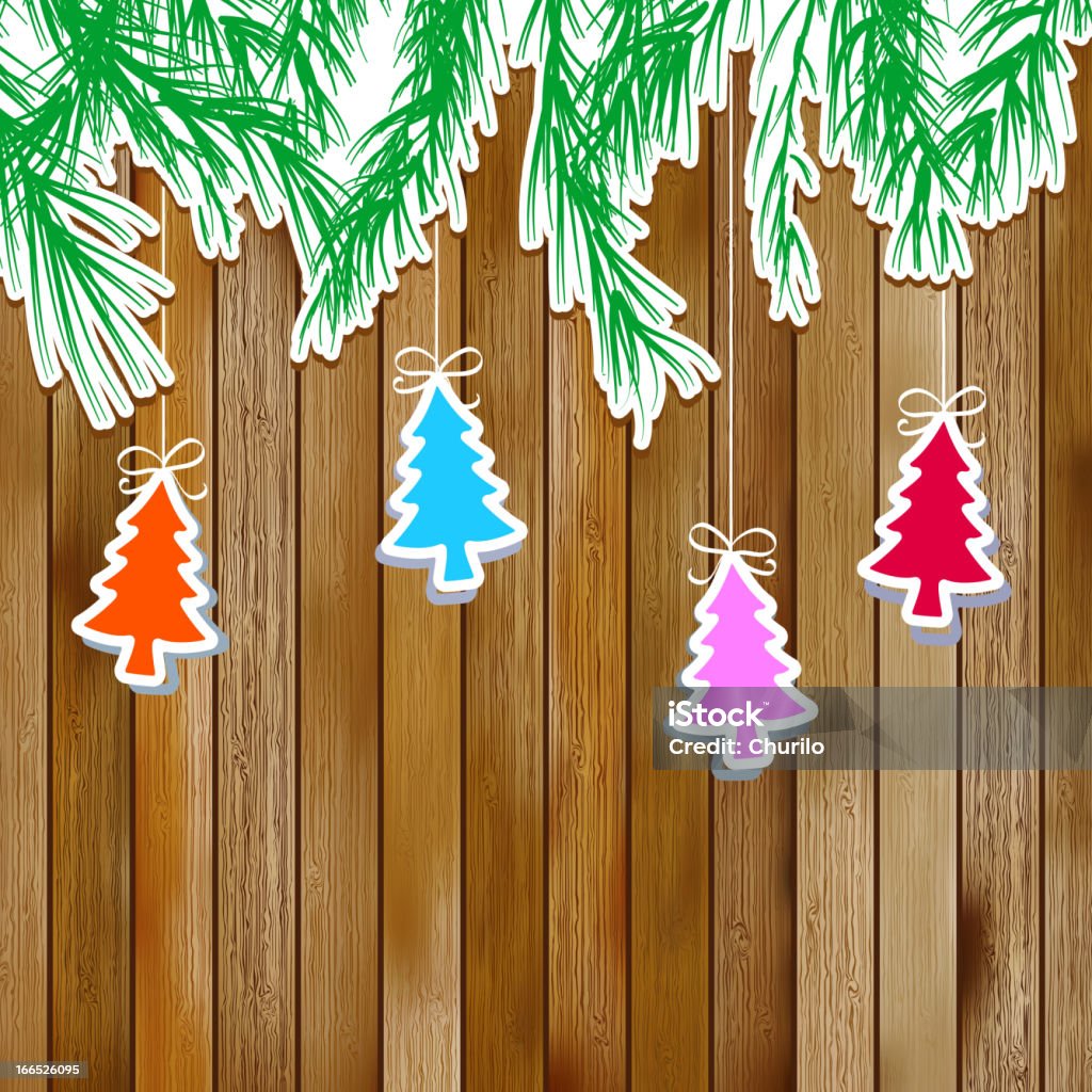 ジンジャーブレッド、クリスマスツリーの枝ます。 EPS8 - おやつのロイヤリティフリーベクトルアート