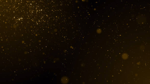istock Particles gold glitter bokeh award dust abstract background 1665270469