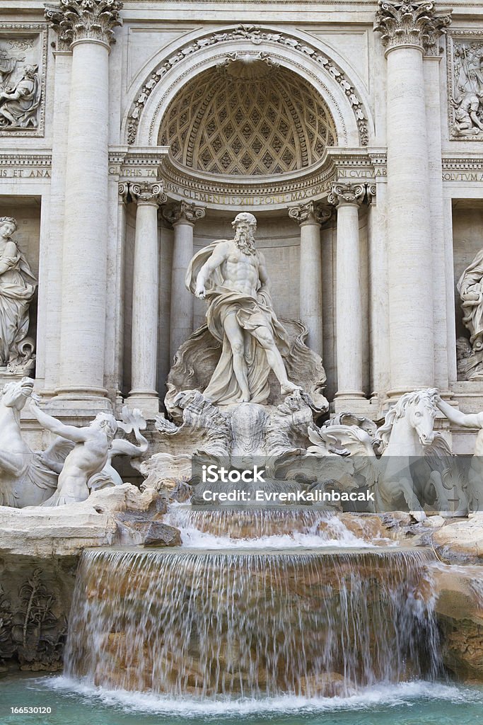Fontana di Trevi - Lizenzfrei Alt Stock-Foto
