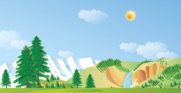 Vector Nature landscape