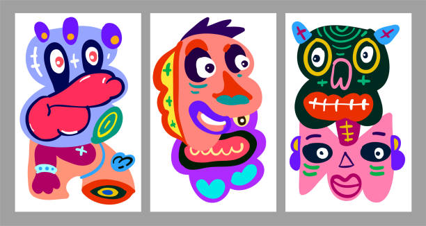 istock Colorful abstract ethnic pattern illustration for summer holiday banner and poster 1665365839