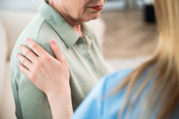 istock Social protect support worker giving empathy, care and psychological aid 1665390098