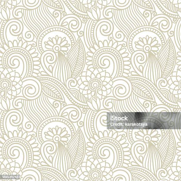 Floral Seamless Pattern Stock Illustration - Download Image Now - Illustration, No People, Ornate