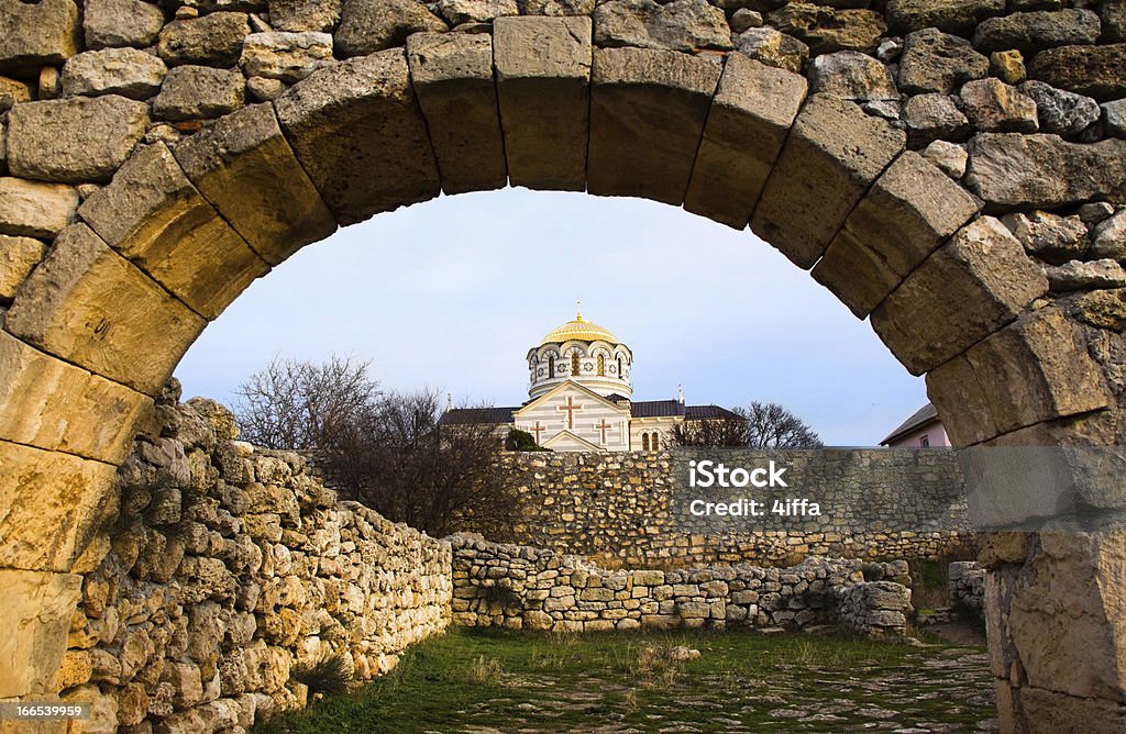 Templo Chersonesos - Royalty-free Antigo Foto de stock