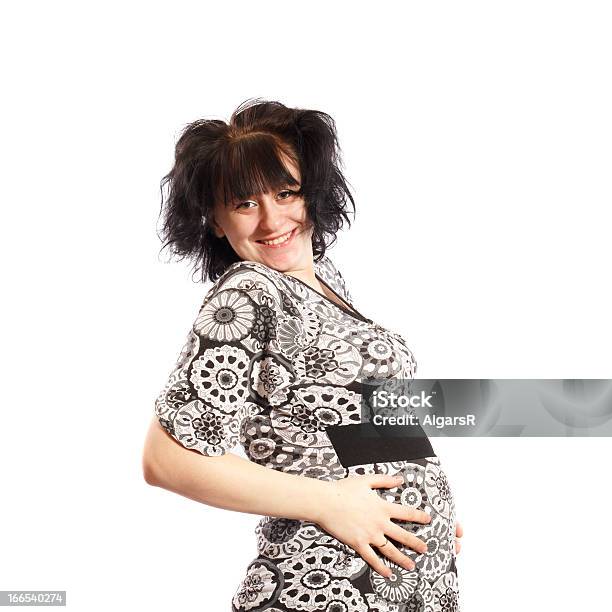 Foto de Sorrindo Mulher Grávida e mais fotos de stock de Abdome - Abdome, Abdômen Humano, Adulto