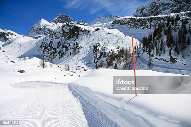 Pista De Esqui - Fotografias de stock e mais imagens de Gressoney - Gressoney, Alpes Europeus, Alpes Peninos