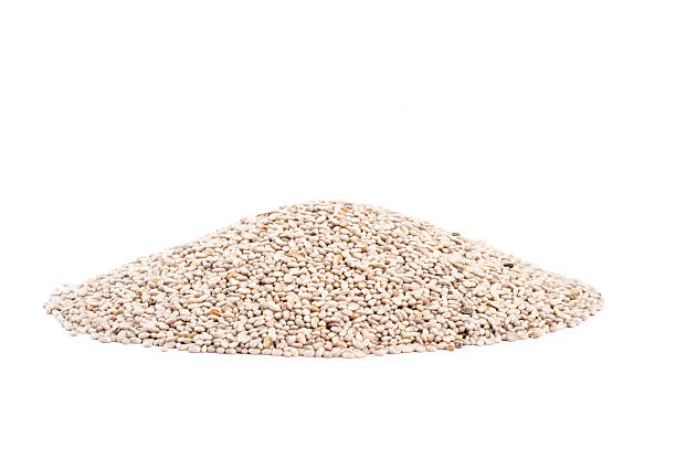 istock Pile of Chia Seeds Isolated 166542875