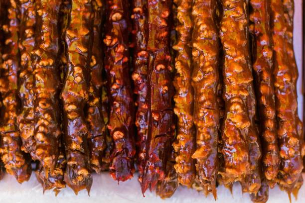 istock Closeup of a stack of Churchkhela 1665434582