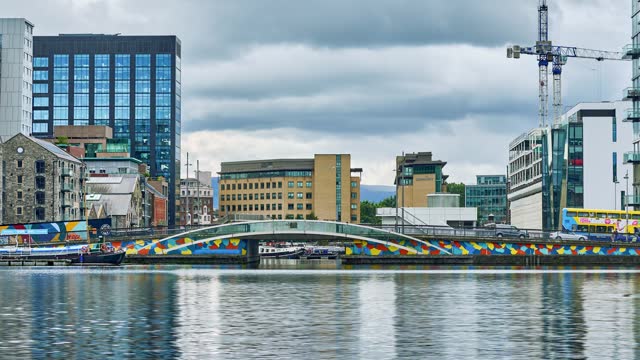Dublin Docklands business and finance district