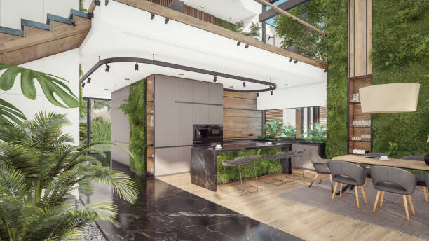 istock 3d rendering of expensive cozy interior with green walls in night 1665479365