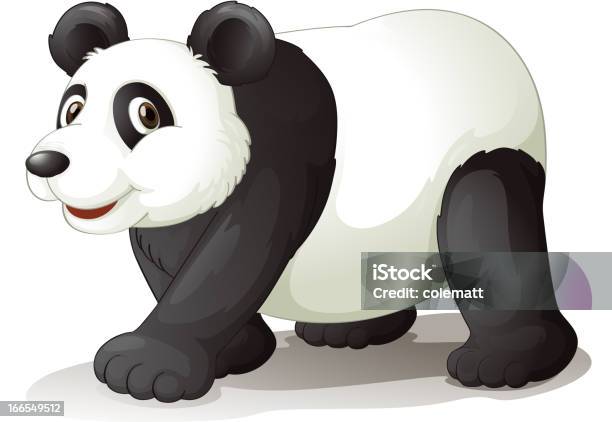 Panda Vecteurs libres de droits et plus d'images vectorielles de Animaux à l'état sauvage - Animaux à l'état sauvage, Blanc, Couleur noire