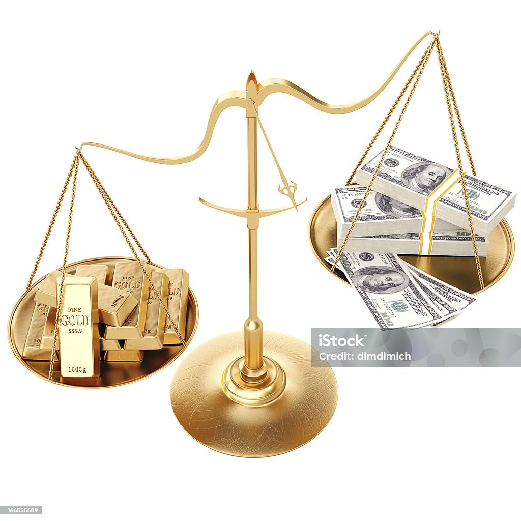scales - Lizenzfrei Barren - Geld und Finanzen Stock-Foto