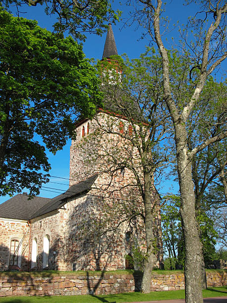 istock Old Finnish church 166556161