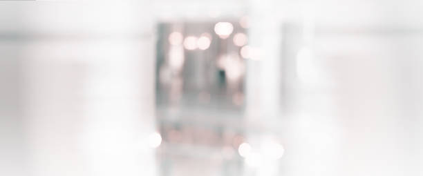 istock De-focuses Blur interior with copy space for your text message. Light and shadows minimalism style beige horizontal long background. 1665616299