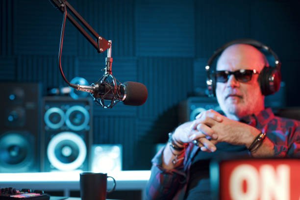 istock DJ at the radio station 1665618061