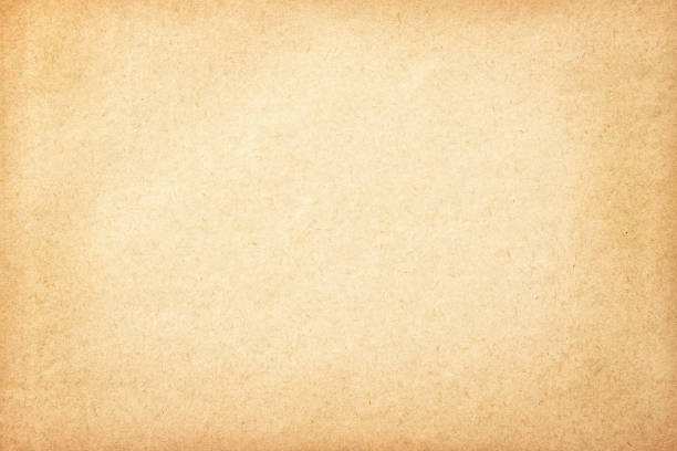 istock Craft paper background. Vintage canvas texture, yellowed page 1665643692