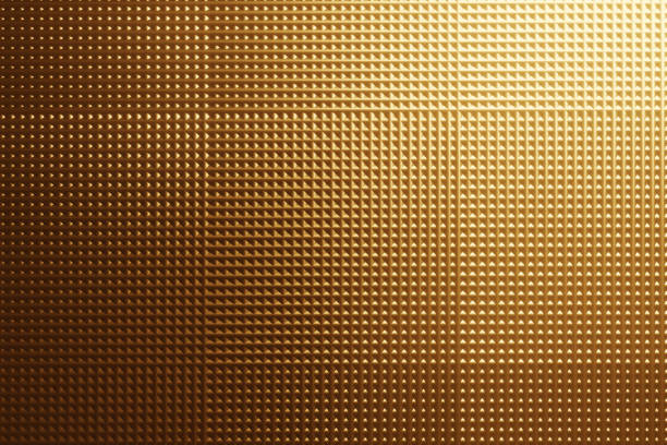 Colorful abstract gold diagonal background with dynamic shadows. 3d render illustration
