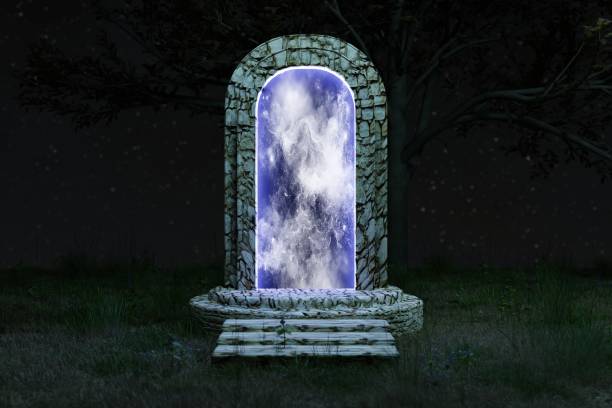 istock 3d render, Halloween concept. flash sale. Graveyard and dry grass. Spooky ambiance for halloween party. 1665683683