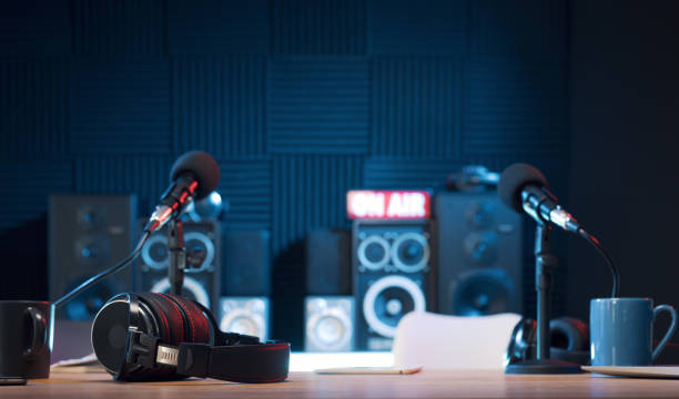 istock Radio broadcasting station professional equipment 1665698670