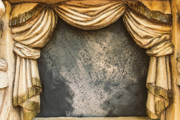 istock Vintage background with copy space. Blank antique  board - nobody 1665708307