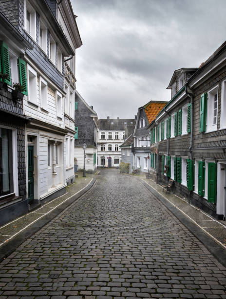 istock Cozy street in beautiful sightseeing town Greaufrath 1665711641