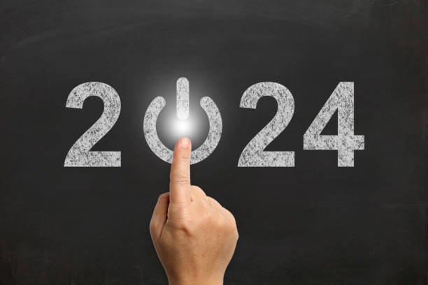 New year 2024 start turn on blackboard